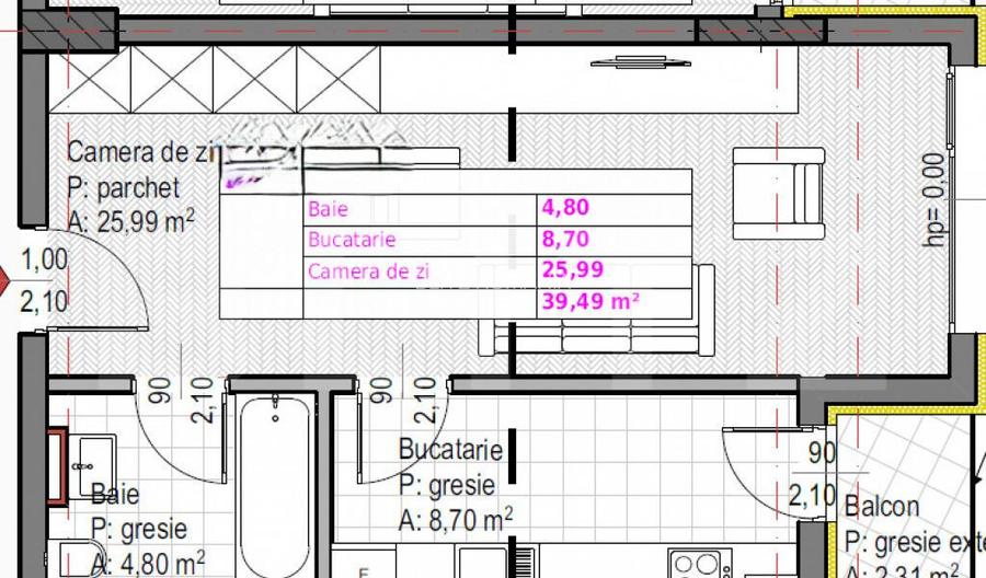 Apartament cu 1 camera + bucatarie inchisa , Soporului Apartament cu 1 camera + bucatarie inchisa , Soporului