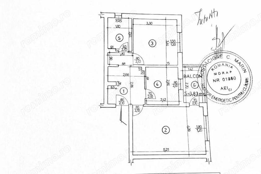 Vand apartament 2 camere decomandat, spa?ios, etaj 4 - 1