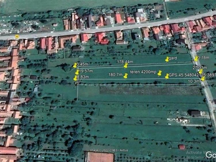 teren pretabil pensiune -casa,Zarnesti,4km de castelul Bran - 5