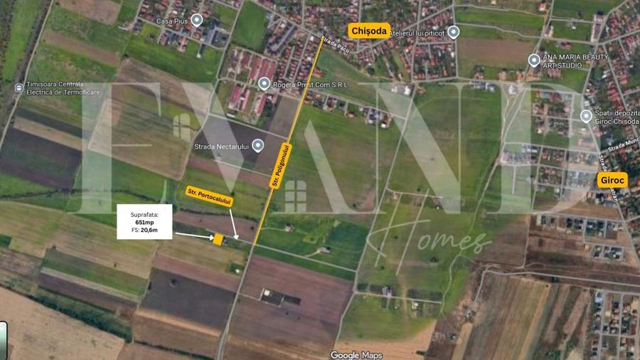 Comision 0% Teren intravilan 651 mp - Chisoda - 3
