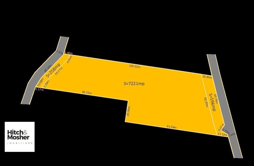 Teren intravilan - 7.221 mp - Calea Sagului - 2