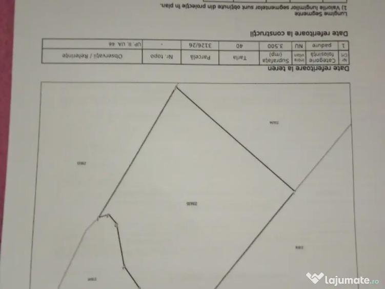 Vand teren forestier 3500mp - 1