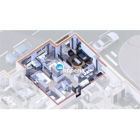 Proprietar Apart. 3 cam. 2 bai, D, 80 mp,  Aleea Sadoveanu Copou Iasi - 2