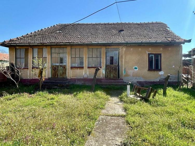 Casa batraneasca + 1846 mp teren intravilan, asfalt, Cerna (Liebling) 28 km de Timisoara - 1
