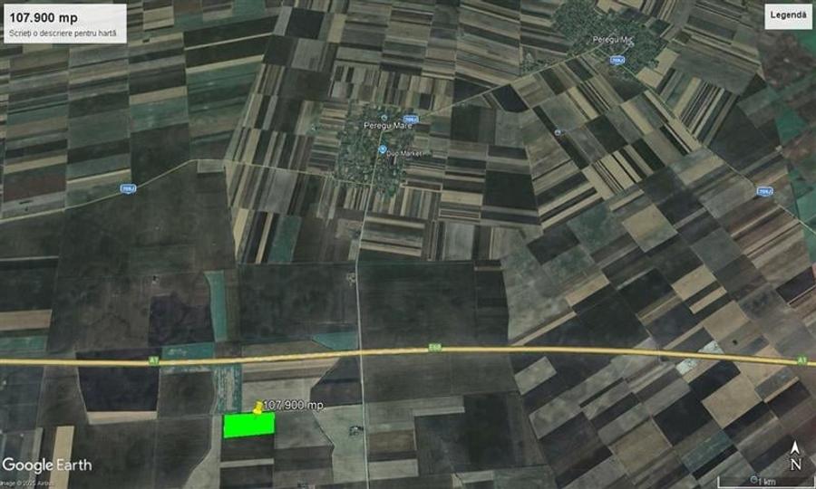 Teren agricol 10 ha, Peregul Mare, langa autostrada - 2