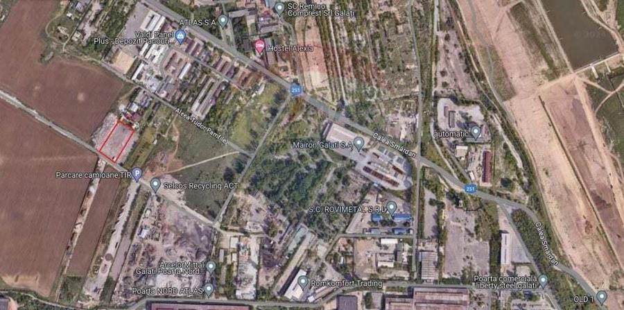 Teren intravilan, comercial/industrial in Galati NV - 2
