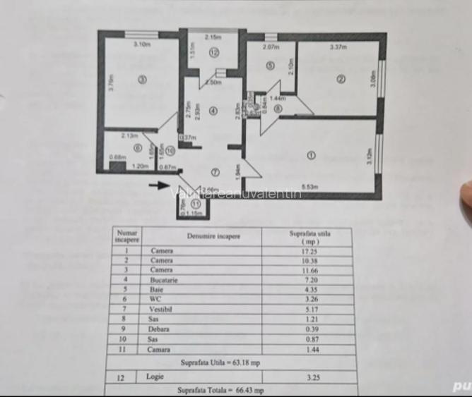 Apartament 3 Camere Obor Comision 0 VI 174