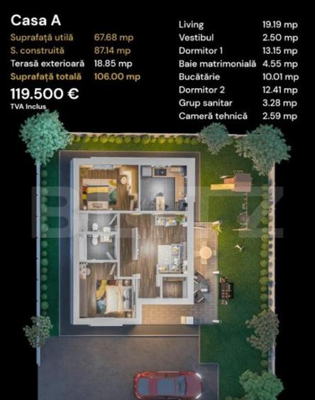 Casa individuala Parter 3 camere, independenta energetic - 4