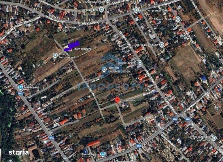 Teren Intravilan | Clinceni | 922mp - 2