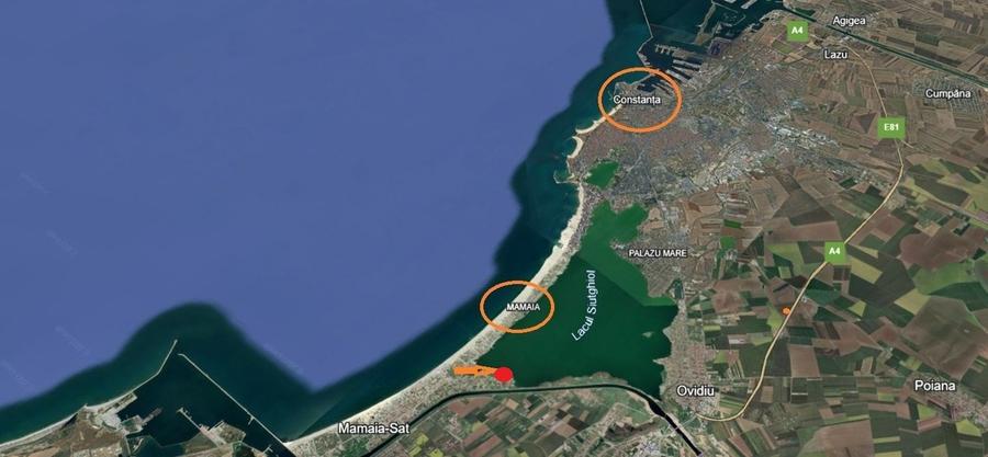 Constanta Vedere directa Lac, Mamaia, pretabil proiect HORECA, P+4E - 1