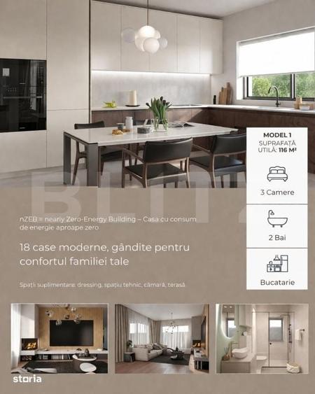 Casa individuala 103-108 mp, semifinisata, intr-un cartier nou in Miha - 18