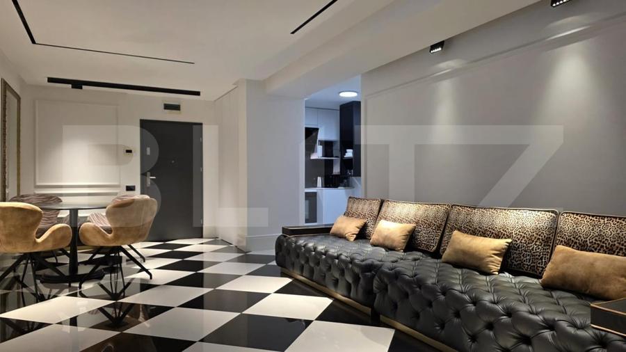 Apartament cu 2 camere semidecomandat, mobilat în Central