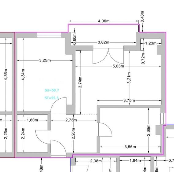 Apartament cu 2 camere decomandat, mobilat în Berceni