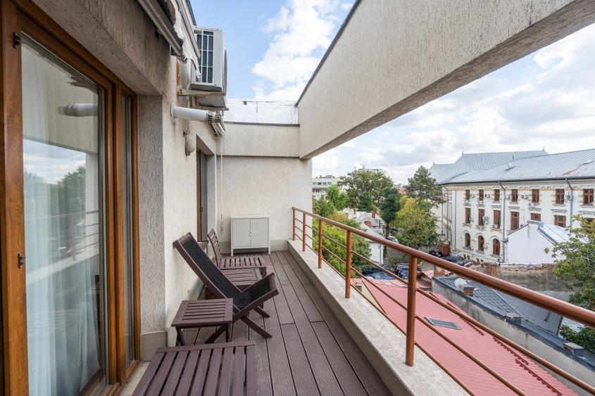 Apartament 2 Camere Cismigiu / Victoriei; vedere libera si terasa spațioasă - 9