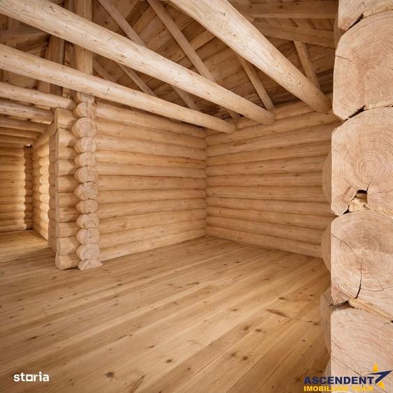 3.000mp de incantare montana cu cabana din lemn masiv, Zarnesti Tohani - 4