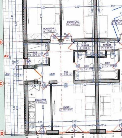 Duplex 4 camere, 2 bai, 90mp, 325mp teren, Mosnita Noua - 1