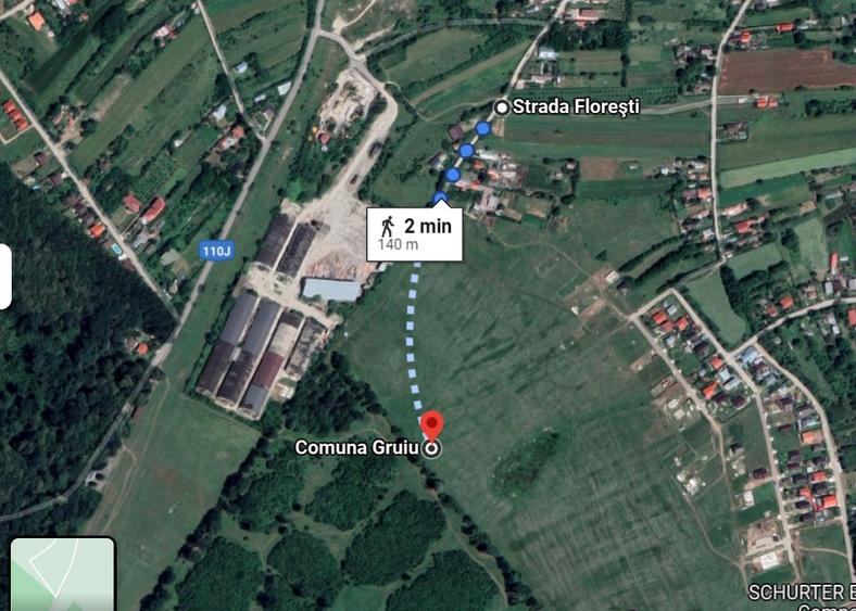 Teren intravilan zona lac Snagov curent asfalt gaz 500 mp 15699 euro fara TVA - 4