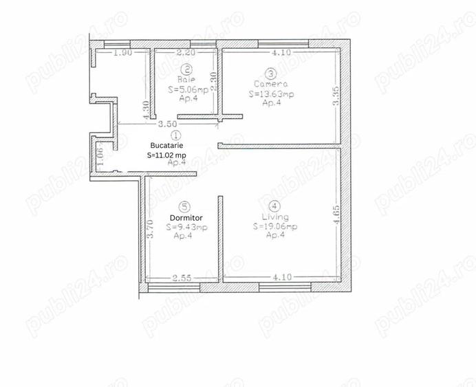 Proprietar Apartament 3 camere Giarmata Vii - 5