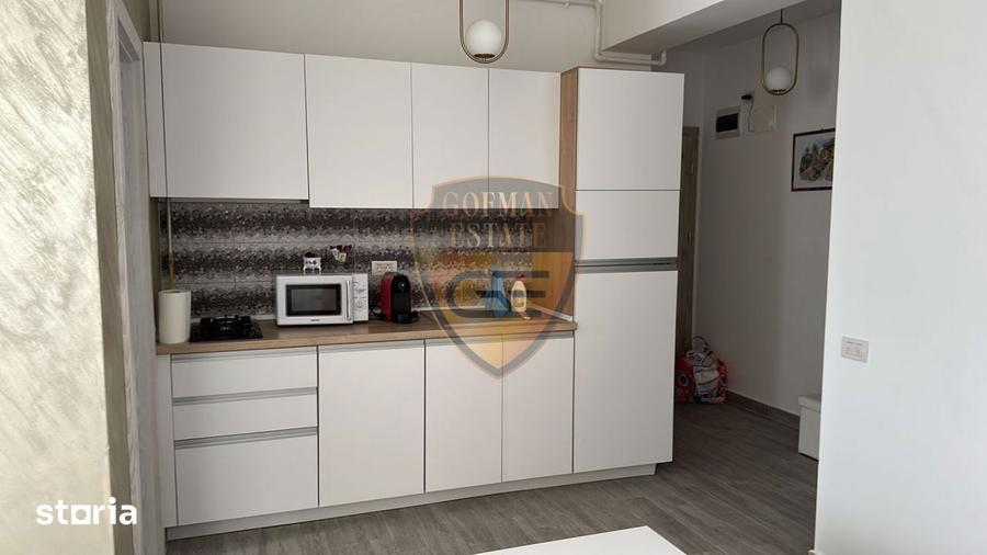 Studio Mamaia Nord Lidl, Mobilat, utilat, centrala gaz, aer conditiona - 6
