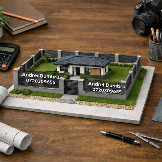 Casă parter 110 mp, panouri fotovoltaice, teren 370 mp – Comuna Berceni - 2