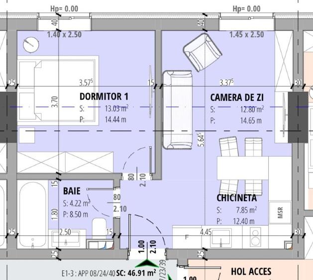Proprietar, PRIMAVERA CAMPUS, Tomis Nord, 2 cam la cheie, parcare - 3