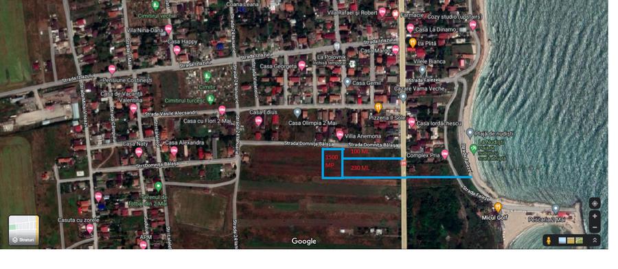 Teren intravilan litoral Statiunea 2Mai - 9