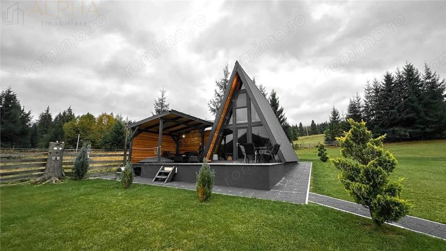 Cabana A Frame 115mp utili, Teren 3450mp, Coada Lacului Colibita - 20