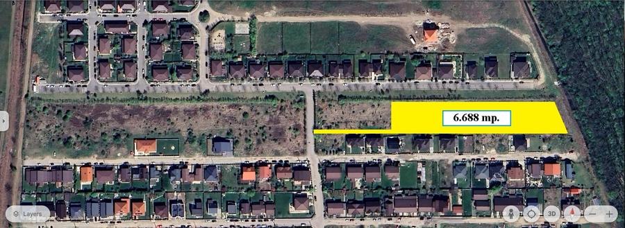 CORBEANCA - Tamasi - Corbeanca Park, 6.688 mp. teren excelent, lipit de padure - 1