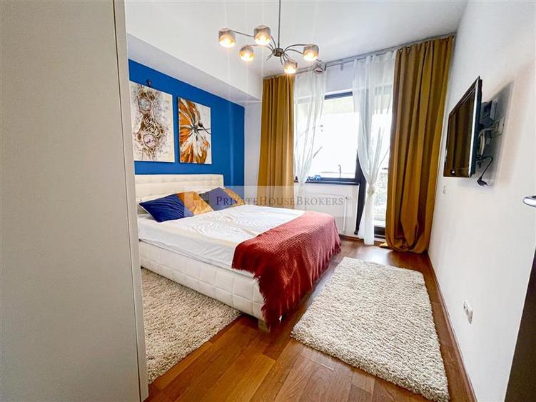 Apartament cu 2 camere semidecomandat, mobilat în Băneasa