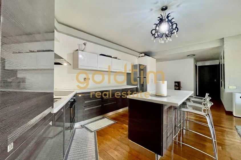 Apartament cu 3 camere semidecomandat, mobilat în Pipera