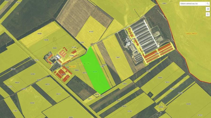 Teren de 46000 mp, în Exterior Vest