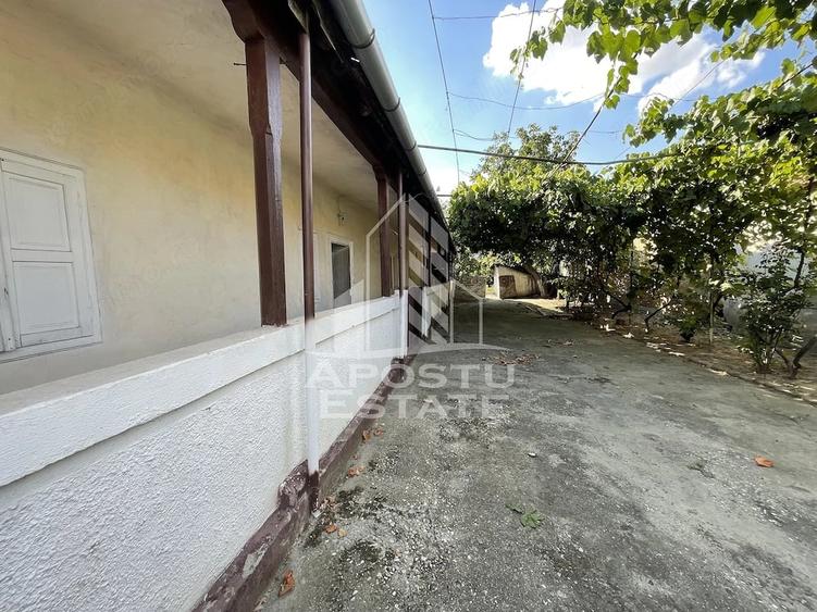 Casă cu 2 camere cu Teren 1554 Mp în Săcălaz