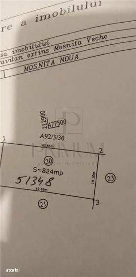 Teren de vanzare - zona excelenta - 824mp - 2