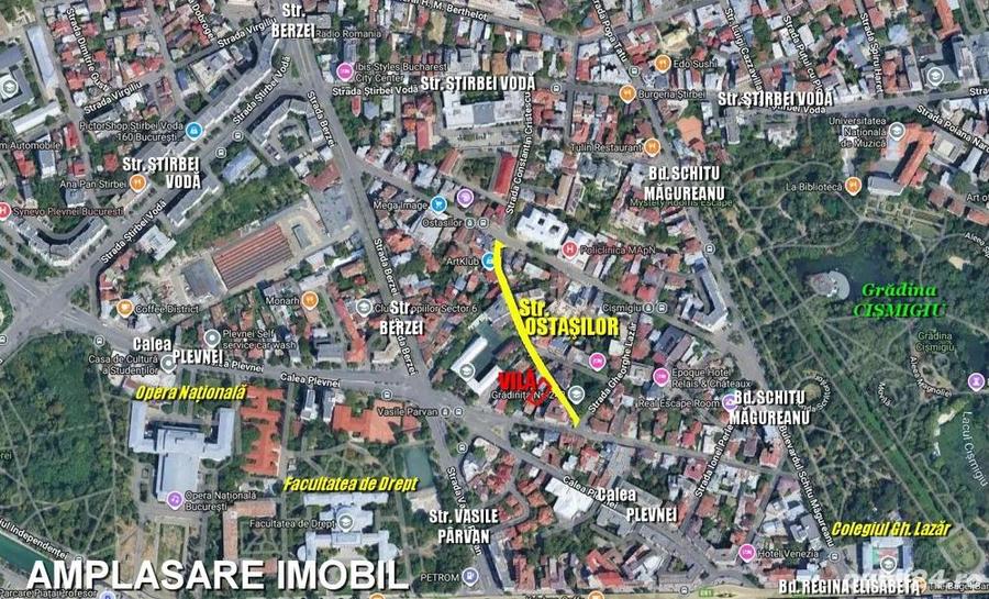 Ultracentral, adiacent Cismigiu, vila P+E+M, libera - 5