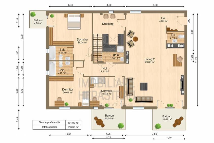 Monteux Penthouse | Duplex, 6 rooms, unique view overlooking Floreasca - 12
