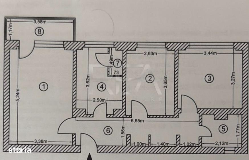 3 camere, 4/10, 65 mp, bloc 1978-Drumul Taberei - 2