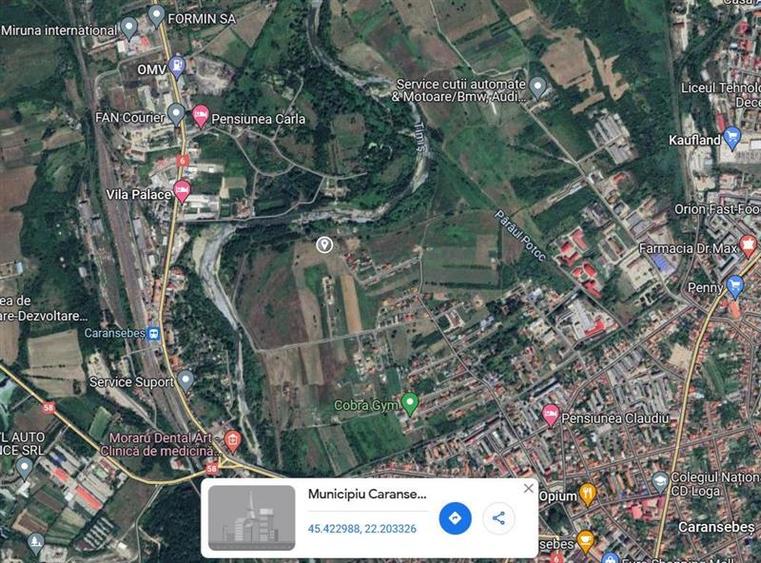 Caransebes, Teren Drept 5087 Mp. Ideal pt Casa 20 Euro Mp. Racovita - 9