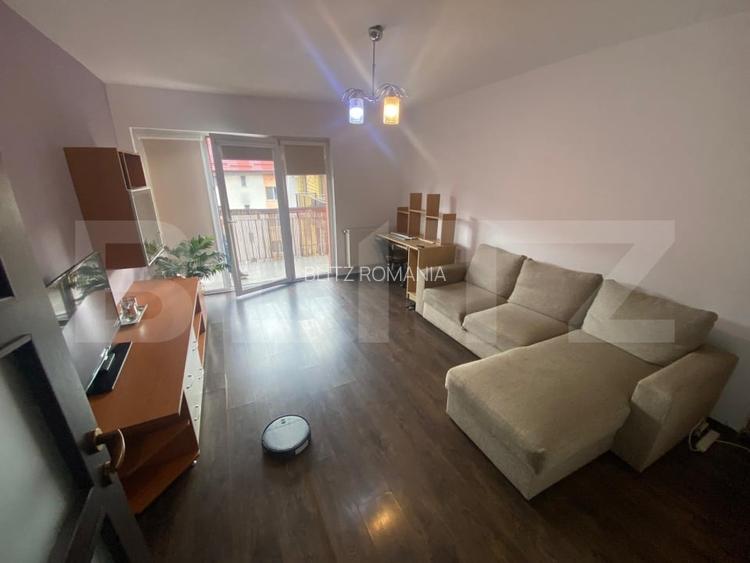 Apartament 2 camere, deco, 55 mp, balcon 8 mp et intermediar, Roata Faget