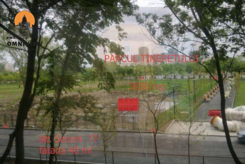 Teren 3.050 mp de vânzare în Parcul Tineretului – locație deosebită - 2