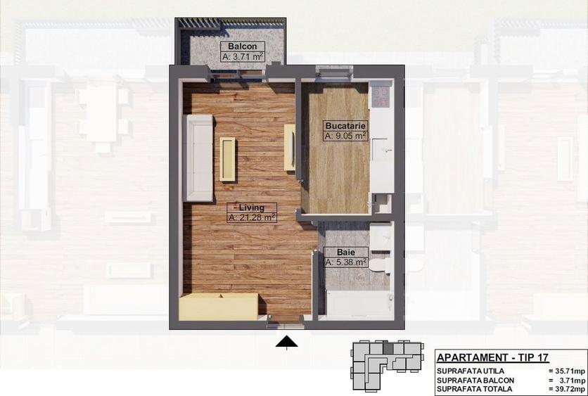 Garsoniere in Dobroesti | Comision 0% | Direct Dezvoltator - 5