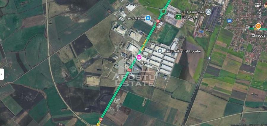 Teren 1599 mp, destinatie industriala, Calea Sagului, PUZ, utilitati - 1