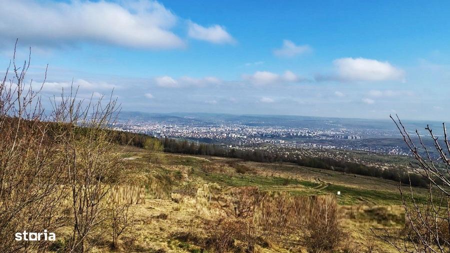 Teren intravilan de 2504 mp, font 21 m, panorama deosebita, Feleac - 6