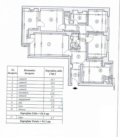 4 Camere | Mihai Bravu | terasa 60mp! - 2