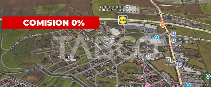 Teren intravilan de vanzare utilitati aviz de constructie pu