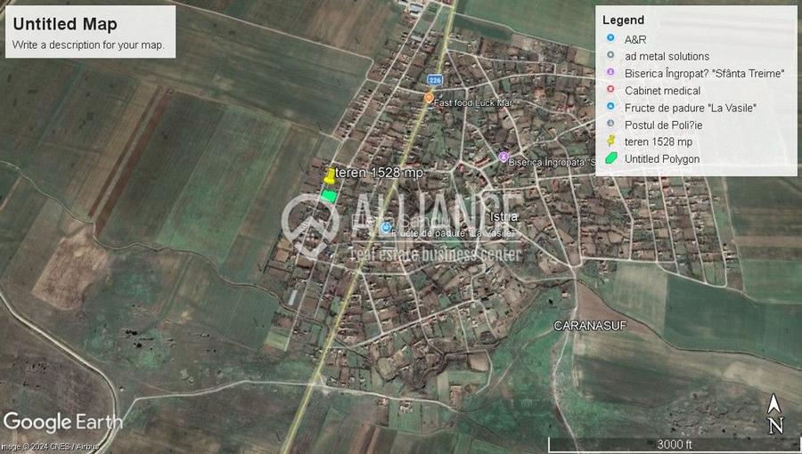ISTRIA (COD04)-Teren intravilan 1528 mp-Constanta