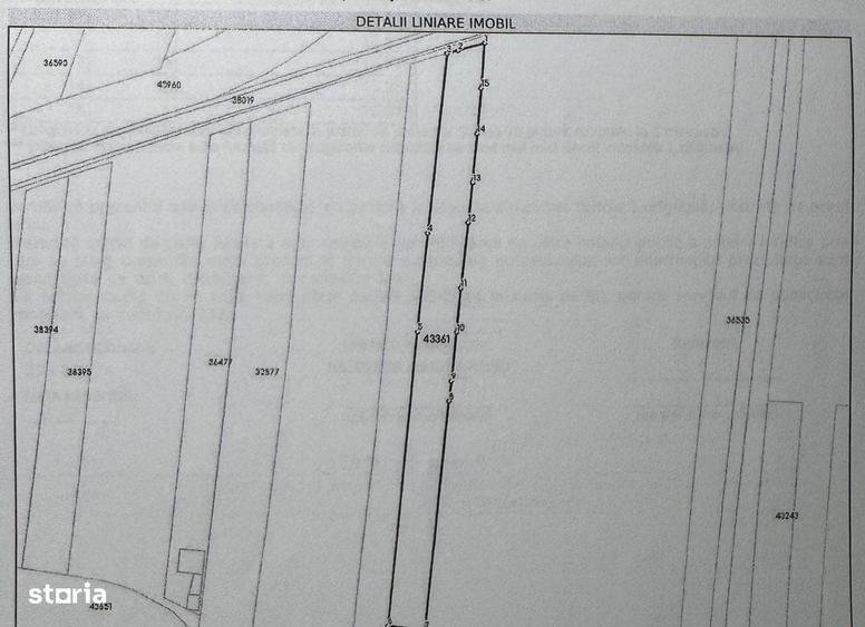 Teren de 3310 mp cu acces facil - 2