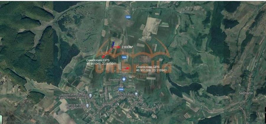 Teren de vanzare intravilan Vechea-Chinteni 2.600/? - 3