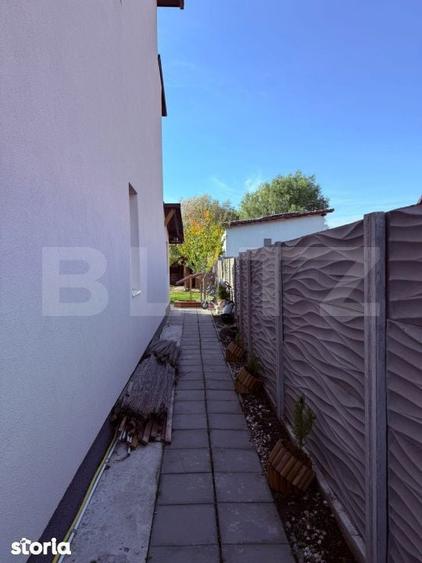 Triplex de vanzare Utvin 85mp 4 camere 2 bai 270mp teren - 11