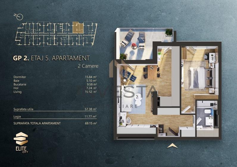 Oportunitate de Investitie! 2 Camere Elite City! - 3