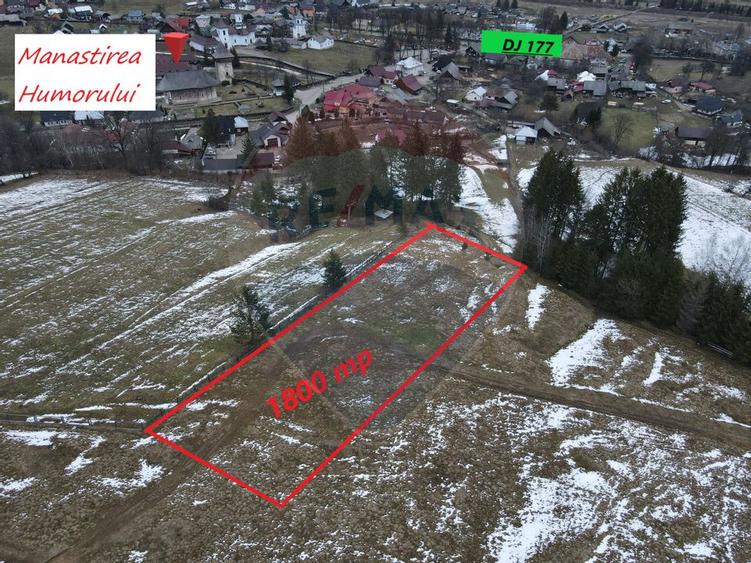 Teren 1,803mp Manastirea Humorului / Strada Stefan cel Mare - 1